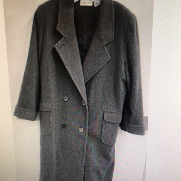 Bloomingdale’s Double breasted wool coat sz‎ 14